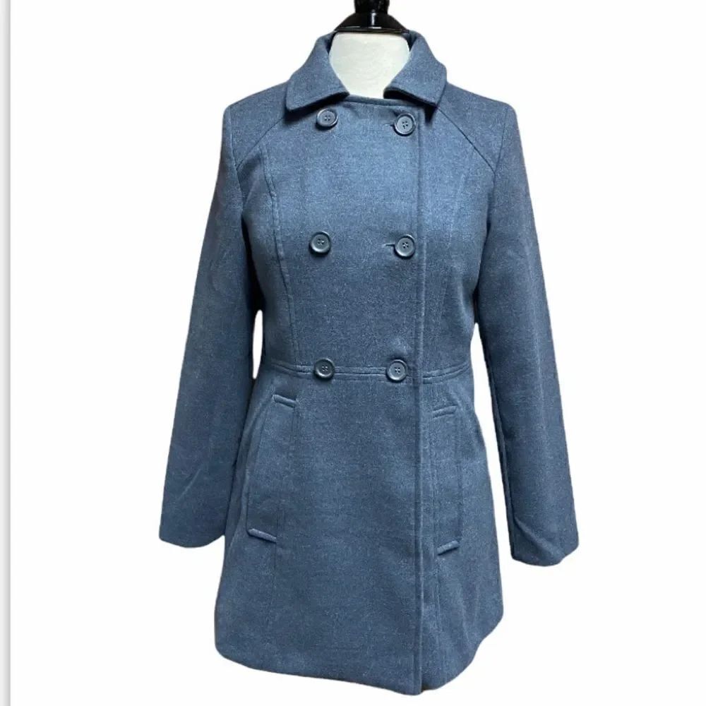 HAVE Gray Double Breasted Pea Coat NWOT